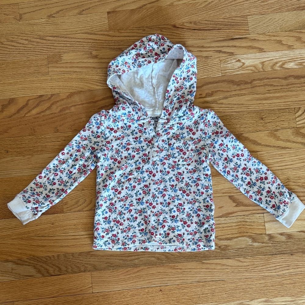 OshKosh B'gosh Floral Hoodie